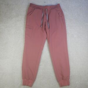 FIGS Zamora Jogger Scrub Pants Womens M Mauve Pink Technical Collection (No Tag)